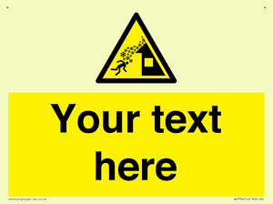 Custom warning roof avalanche